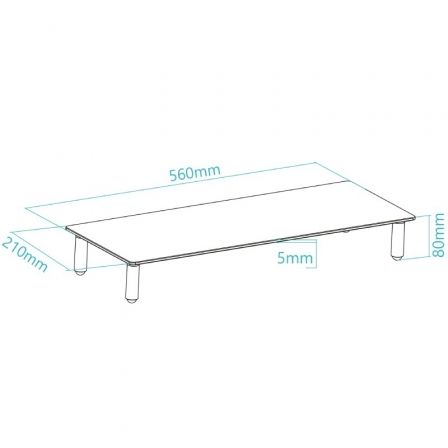Soporte para Monitor TooQ TQMR061/ hasta 20kg