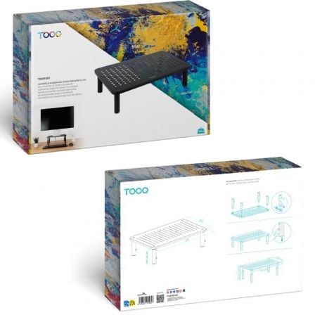 Soporte para Monitor TooQ TQMR081/ hasta 20kg