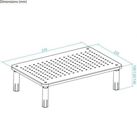 Soporte para Monitor TooQ TQMR086/ hasta 20kg
