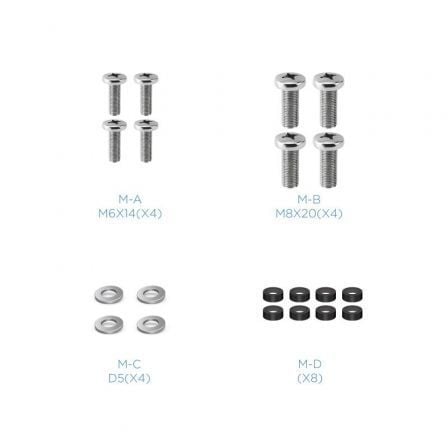 Soporte VESA 200x200 TooQ VMA0200-B para TV de 23-42"/ hasta 30kg