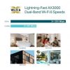 Punto de Acceso Inalámbrico TP-Link Omada EAP650-WALL/ WiFi 6/ PoE+/ 2976Mbps/ 2.4GHz 5GHz/ Antenas de 5dBi/ WiFi 802.11 ax/ac/a/n/b/g