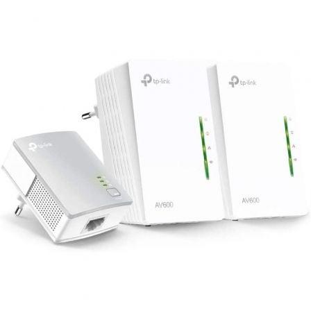 Adaptador Powerline TP-Link WPA4220TKit 500Mbps/ Alcance 300m/ Pack de 3