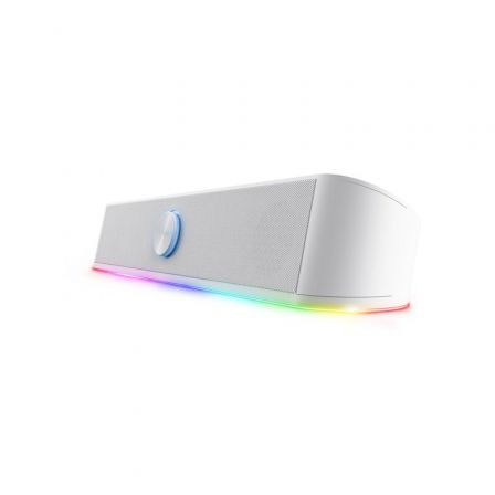 Barra de Sonido Trust Gaming GXT 619 Thorne/ 12W/ 2.0/ Blanca