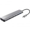 Docking USB Tipo-C Trust Dalyx/ 2xUSB/ 2xHDMI/ 1xDisplayPort/ 1xUSB Tipo-C PD/ Gris