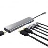 Docking USB Tipo-C Trust Dalyx/ 2xUSB/ 2xHDMI/ 1xDisplayPort/ 1xUSB Tipo-C PD/ Gris