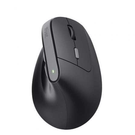 Ratón Vertical Inalámbrico Trust Bayo II/ Batería recargable/ Hasta 2400 DPI