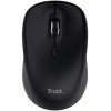 Ratón Mini Inalámbrico Trust Yvi+ Multidispositivo/ Hasta 1600 DPI/ Negro