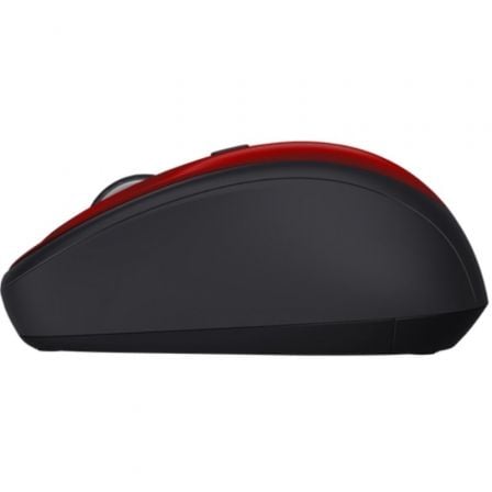 Ratón Mini Inalámbrico Trust Yvi+ Silent/ Hasta 1600 DPI/ Rojo