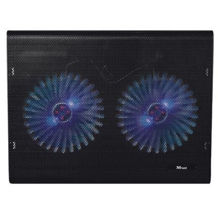 Soporte Refrigerante Trust 20104 para Portátiles hasta 17.3"/ Azul