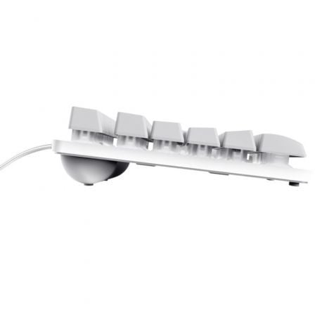Teclado Gaming Trust Gaming GXT 833W Thado TKL/ Blanco
