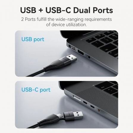 Adaptador Vention ACYHB/ USB Tipo-C Macho/ USB Macho - HDMI Hembra
