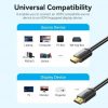 Cable HDMI Vention ALJBJ HDMI Macho - HDMI 4K Macho/ 5m/ Negro