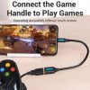 Cable USB 2.0 Vention CCUBB/ MicroUSB Macho - USB Hembra/ 480Mbps/ 15cm/ Negro