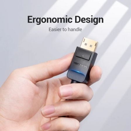 Cable Conversor Vention HBLBG/ DisplayPort Macho - VGA Macho/ 1.5m/ Negro