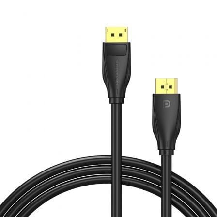 Cable DisplayPort 1.4 8K Vention HCDBF/ DisplayPort Macho - DisplayPort Macho/ 1m/ Negro