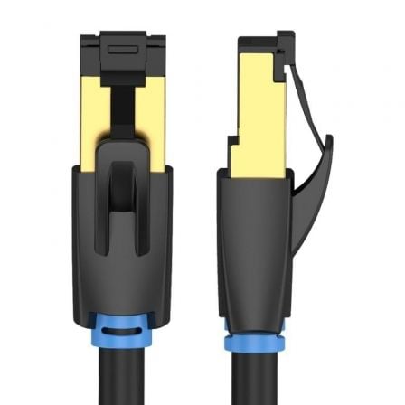 Cable de Red RJ45 SFTP Vention IKABN Cat.8/ 15m/ Negro