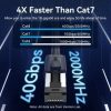 Cable de Red RJ45 SFTP Vention IKPBG Cat.8/ 1.5m/ Negro
