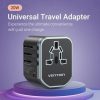Cargador de Pared Universal para Viaje Vention FJCB0/ Toma de Corriente Universal/ 1xUSB Tipo-C/ 2xUSB/ 20W