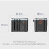 Cargador de Pared Universal para Viaje Vention FJCB0/ Toma de Corriente Universal/ 1xUSB Tipo-C/ 2xUSB/ 20W