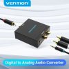 Convertidor de Audio Vention BDFB0-EU/ Entrada Toslink y RCA/ Salida 2x RCA