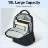 Mochila Vention KRPB0 para Portátiles hasta 15.6"/ 18L/ Impermeable/ Negra