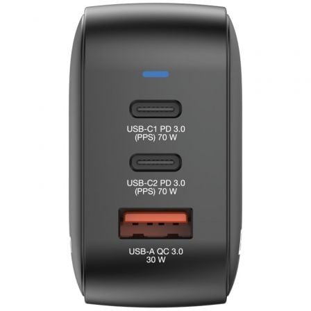 Cargador de Pared Universal GaN para Viaje Verbatim Mini GaN Wall Charger/ 2xUSB Tipo-C/ 1xUSB/ 70W
