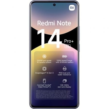 Smartphone Xiaomi Redmi Note 14 Pro+ 8GB/ 256GB/ 6.67"/ 5G/ Púrpura