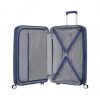 Maleta Mediana American Tourister SoundBox Spinner 67cm/ 67x46.5x29cm/ 4 Ruedas/ Azul Marino