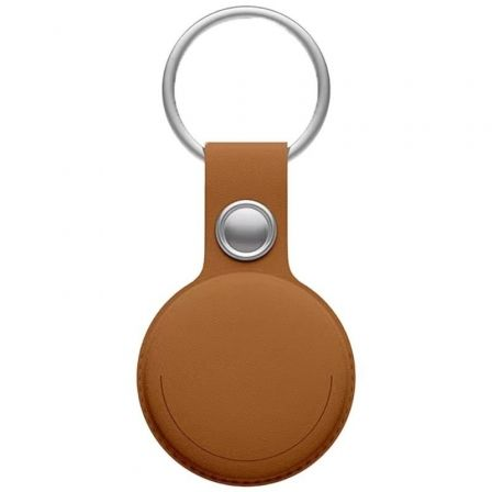 Localizador Leotec EasyTag Dual/ Negro/ Incluye Llavero Marrón