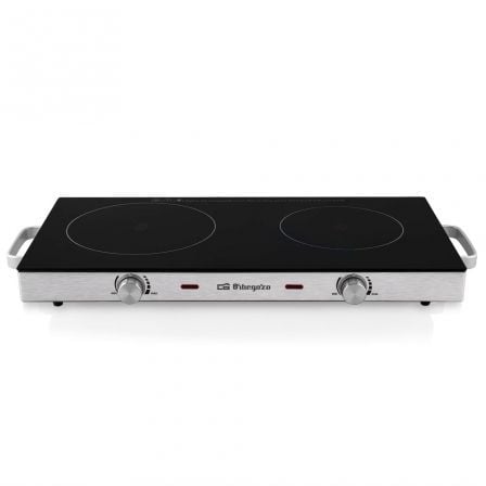 Vitrocerámica Orbegozo PCE6000/ 2 placas 170 y 205mm/ 1000W - 1800W