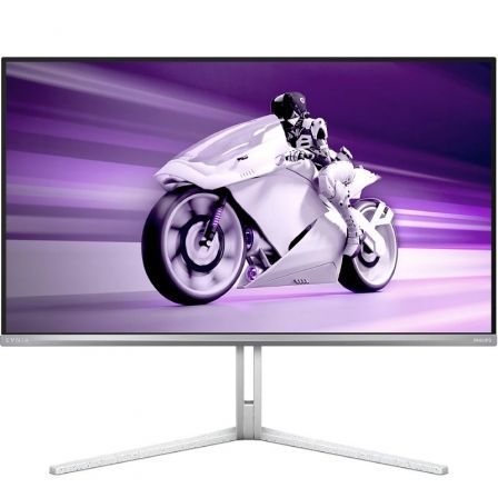 Monitor Gaming Philips Evnia 32M2N8900 31.5"/ 4K/ 0.03ms/ 240Hz/ OLED/ Multimedia/ Regulable en altura/ Blanco