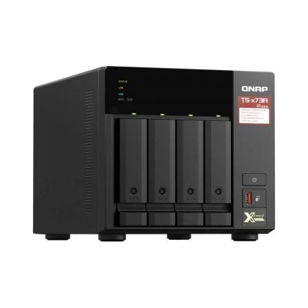NAS QNAP TS-473A-8G/ 4 Bahías 3.5"- 2.5"/ 8GB DDR4/ Formato Torre