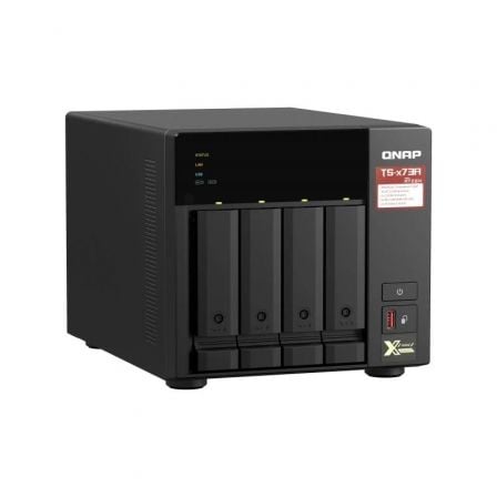 NAS QNAP TS-473A-8G/ 4 Bahías 3.5"- 2.5"/ 8GB DDR4/ Formato Torre