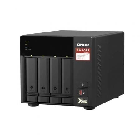 NAS QNAP TS-473A-8G/ 4 Bahías 3.5"- 2.5"/ 8GB DDR4/ Formato Torre
