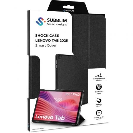 Funda Subblim Shock Case Lenovo Tab 2025 10,1"/ Negra