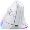 Ratón Gaming Vertical Inalámbrico Mars Gaming MM-SK/ Hasta 8400 DPI/ Blanco