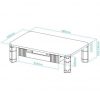 Soporte para Monitor TooQ TQMMPD02/ hasta 20kg