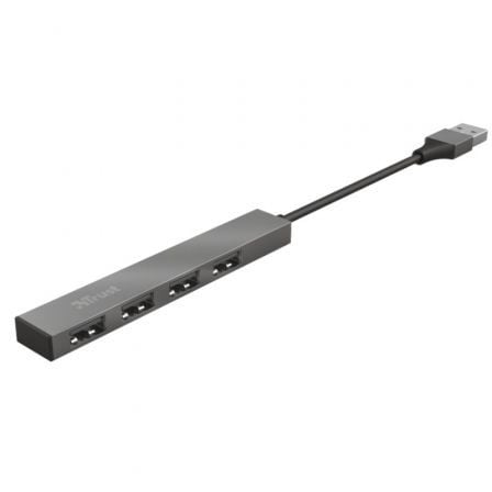 Hub USB 2.0 Trust Halyx/ 4xUSB
