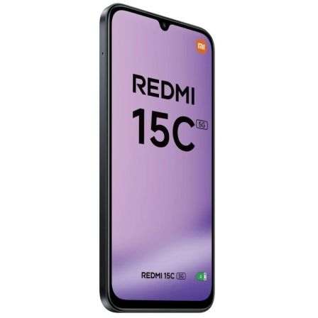Smartphone Xiaomi Redmi 15C 4GB/ 256GB/ 6.9"/ 5G/ Negro