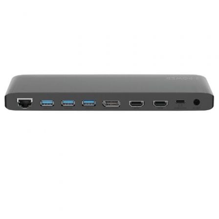 Docking usb tipo-c 2-power doc0117a/ 4xusb/ 1xusb tipo-c pd/ 2xhdmi/ 1xdisplayport/ 1xjack/ 1xrj45/ 1xlector tarjetas sd/ gris