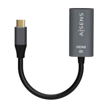 art_ais-adp-a109-0683_1 Conversor hdmi 4k 60hz aisens a109-0683/ hdmi hembra - usb tipo-c macho/ 15cm/ gris