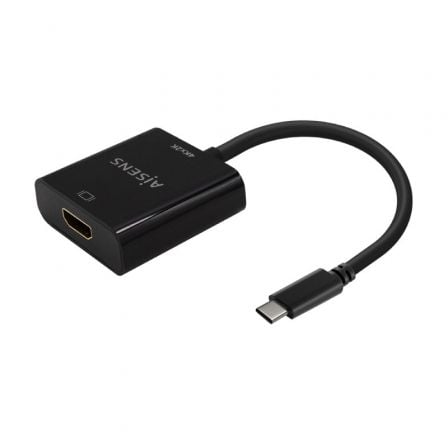 Conversor hdmi 4k 30hz aisens a109-0684/ hdmi hembra - usb tipo-c macho/ 15cm/ negro
