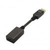 Conversor aisens a125-0134/ displayport macho - hdmi hembra/ 15cm/ negro