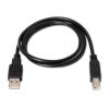 Cable usb 2.0 impresora aisens a101-0006/ usb tipo-b macho - usb macho/ 1.8m/ negro