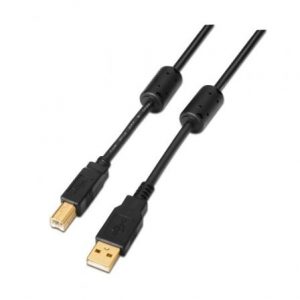 art_ais-cab-a101-0009_1 Cable usb 2.0 impresora aisens a101-0009/ usb tipo-b macho - usb macho/ 2m/ negro