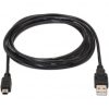 Cable usb 2.0 aisens a101-0023/ usb macho - usb mini macho/ 50cm/ negro