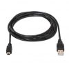 Cable usb 2.0 aisens a101-0025/ usb macho - usb mini/ hasta 2.5w/ 60mbps/ 1.8m/ negro