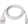 Cable usb 2.0 lightning aisens a102-0035/ usb macho - lightning macho/ 1m/ blanco