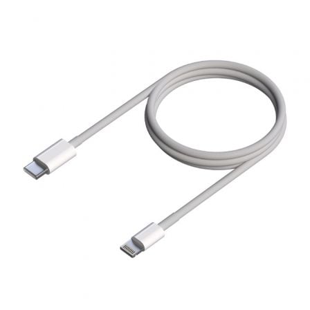Cable usb 2.0 tipo-c lightning aisens a102-0543/ usb tipo-c macho - lightning macho/ 50cm/ blanco
