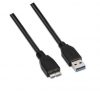 Cable usb 3.0 aisens a105-0043/ usb macho - microusb macho/ hasta 9w/ 625mbps/ 1m/ negro
